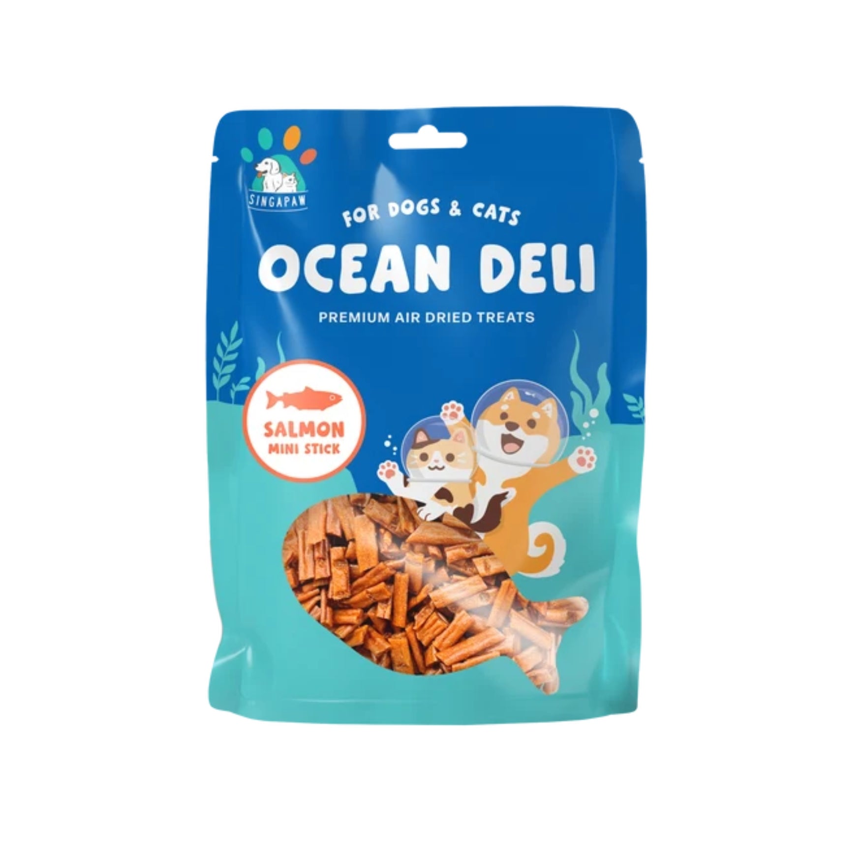 Singapaw Salmon & Pollock Cat & Dog Treats Salmon Mini Stick