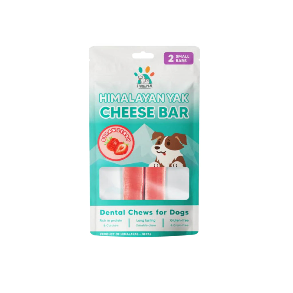 Singapaw Himalayan Yak Cheese Bar Strawberry Small