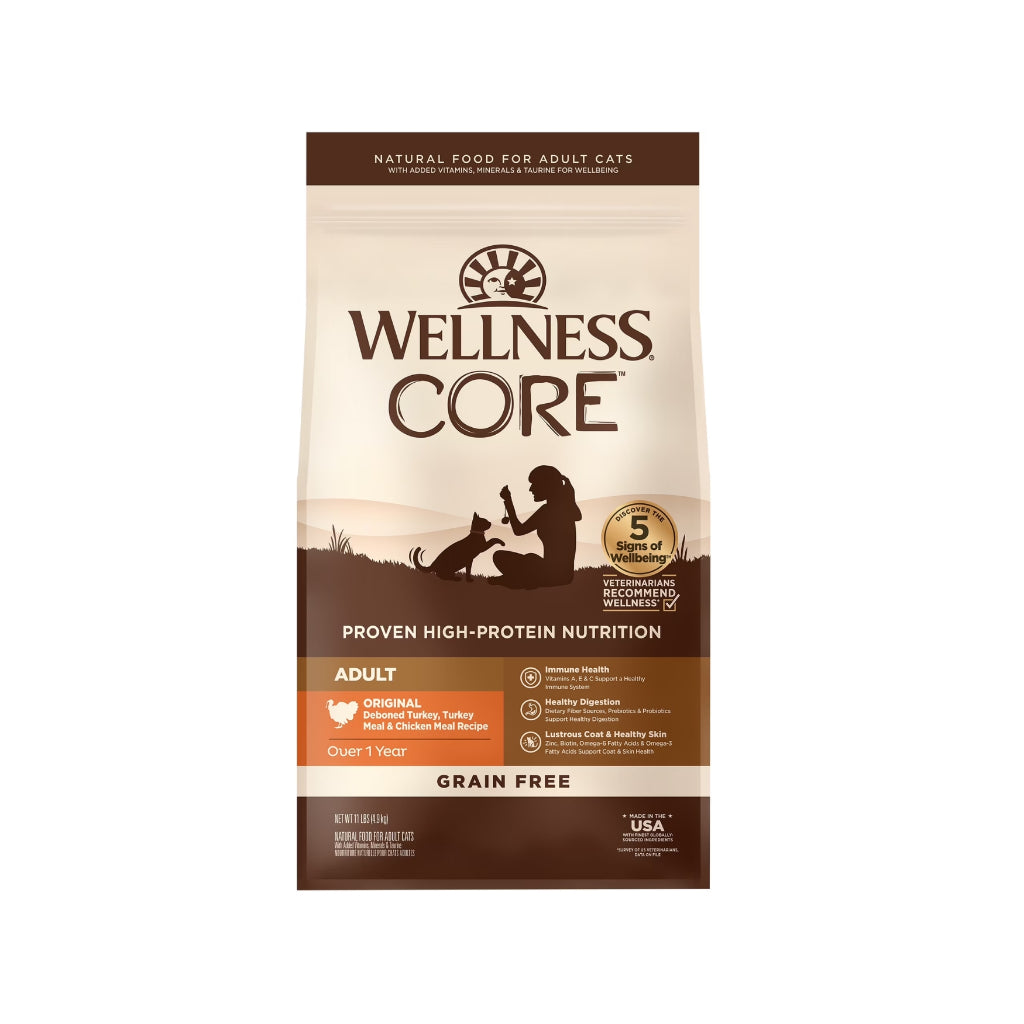 Wellness CORE Grain-Free Dry Cat Food Original 11lbs