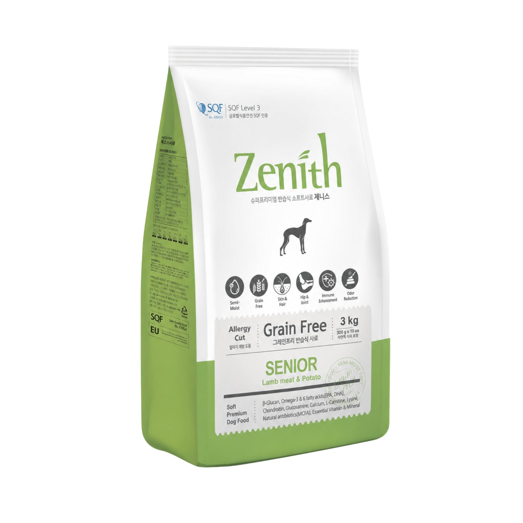 Bow Wow Zenith Dog Food Light & Senior 3kg