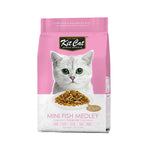 Kit Cat Dry Cat Food 1.2kg/5kg – Premium Complete & Balanced Nutrition for Adult Cats Mini Fish Medley 1.2kg