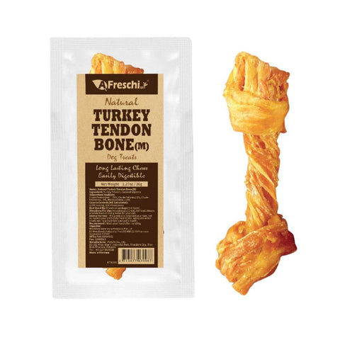 Afreschi Natural Turkey Tendon Dog Chews – Rawhide-Free Treats (version 2)