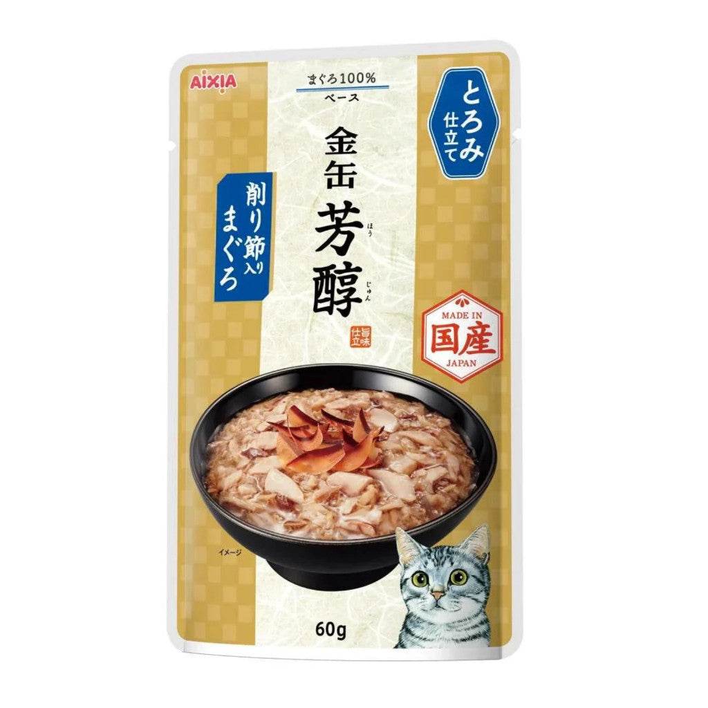 Aixia Kin Cat Food 60g – Rich Tuna & Skipjack GHP11 Tuna Dried Skipjack
