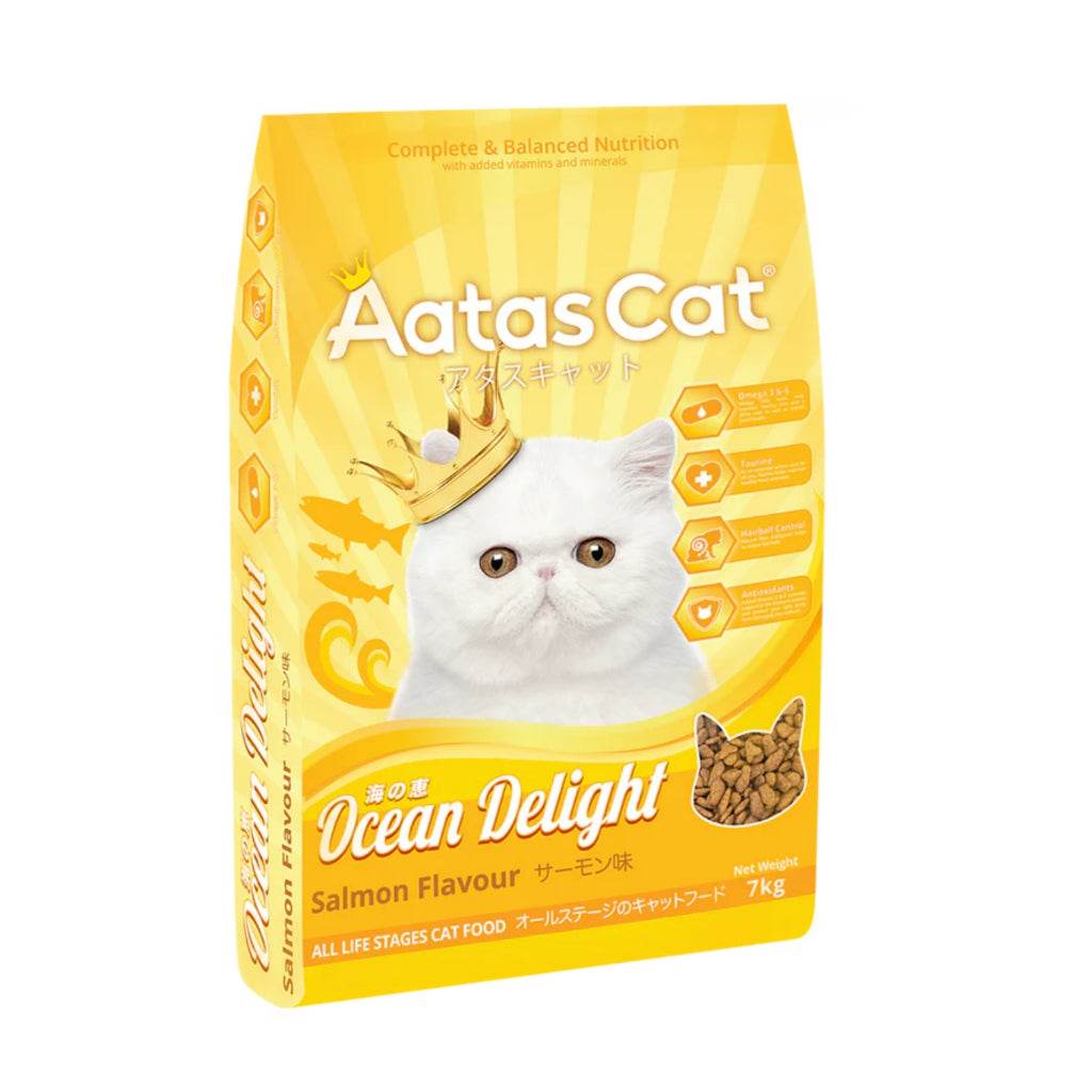 Aatas Cat Delight Dry Cat Food 1.2kg/7kg Ocean Salmon 7kg