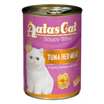 Aatas Cat Soupy Stew Tuna Red Meat In Gravy & Essential In Jelly 400g S: Tuna Red Meat