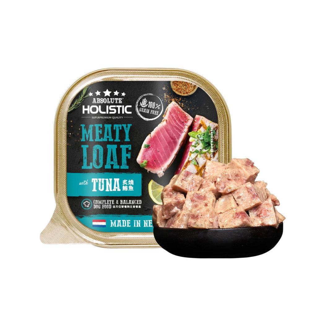 Absolute Holistic Meaty Loaf Pate Dog Food Tuna