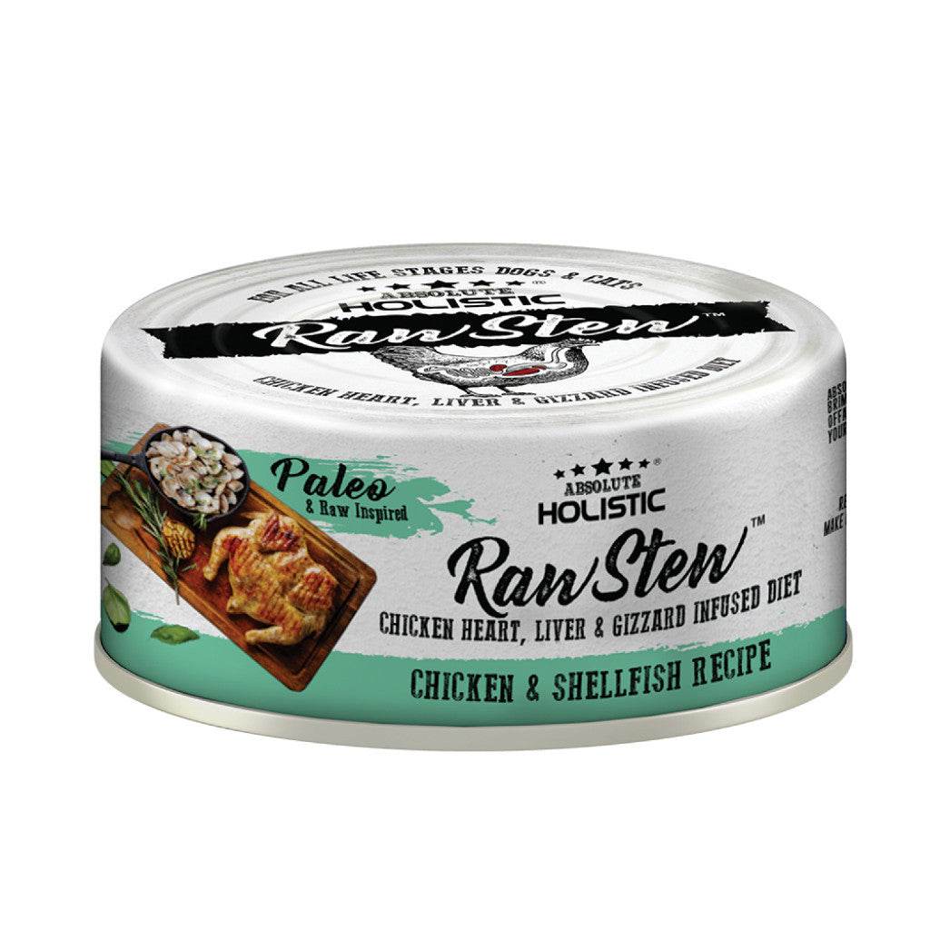 Absolute Holistic Raw Stew Chicken & Shellfish