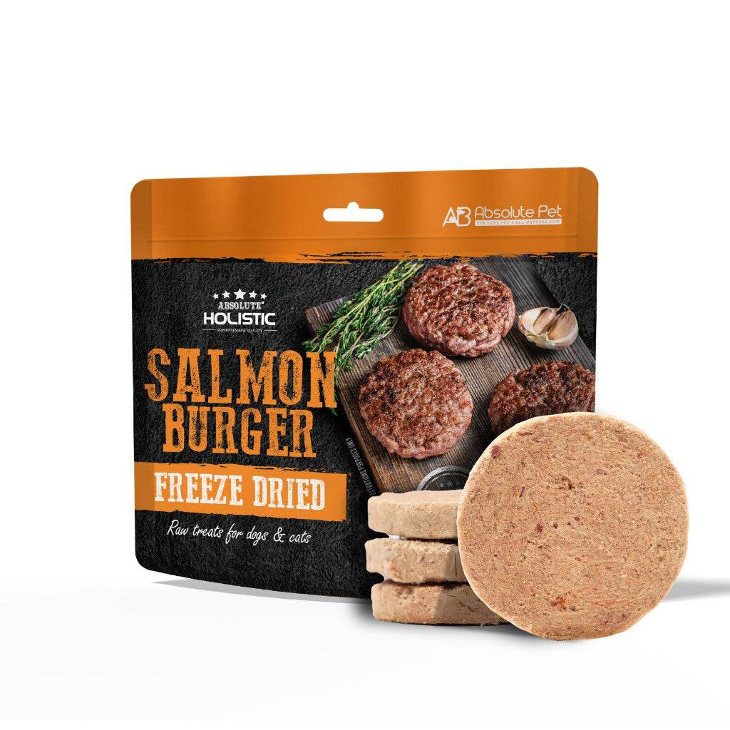 Absolute Holistic Freeze Dried Burger 80g Salmon