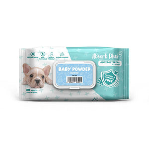 Absorb Plus Anti-Bacterial Scented Pet Wipes