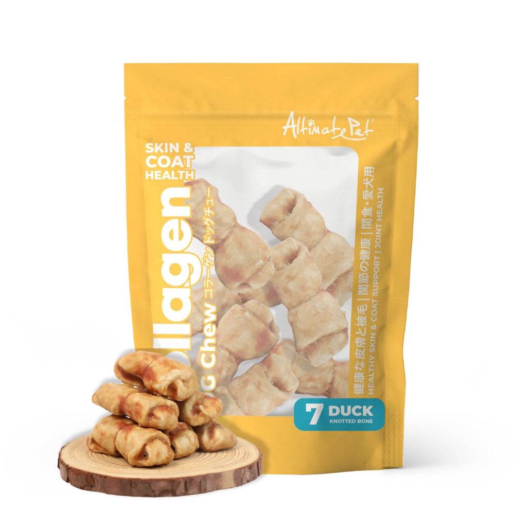 Altimate Pet Collagen Dog Chews 90g Duck Knotted Bone
