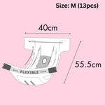 Altimate Pet Antibacterial Disposable Female Pet Diaper Female Medium 13pcs