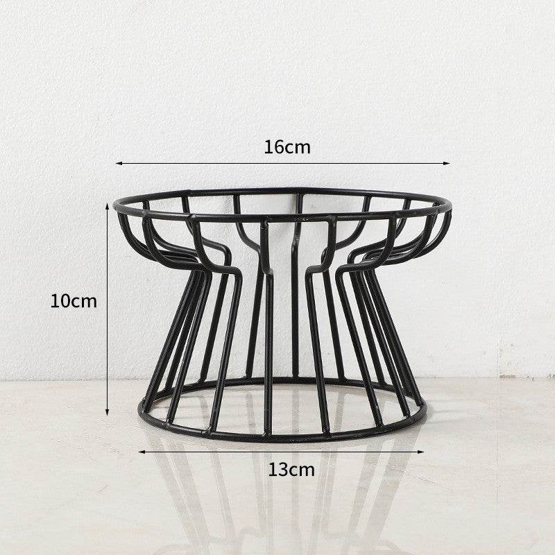 Pet Ceramic Bowl Black Iron Frame