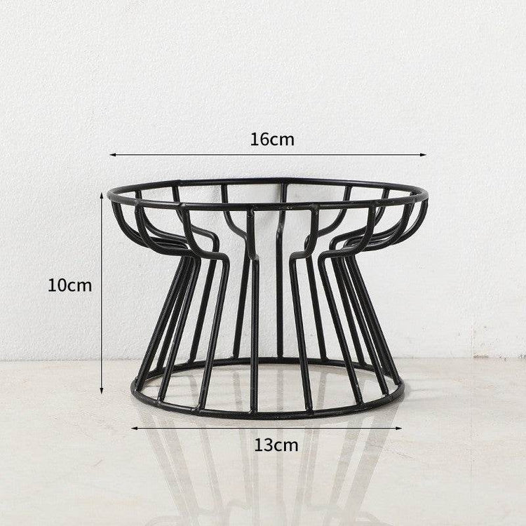 Pet Ceramic Bowl Black Iron Frame