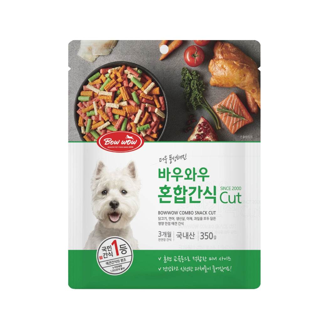 Bow Wow Dog Treats 150g/220g/350g Mixed Cut 350g