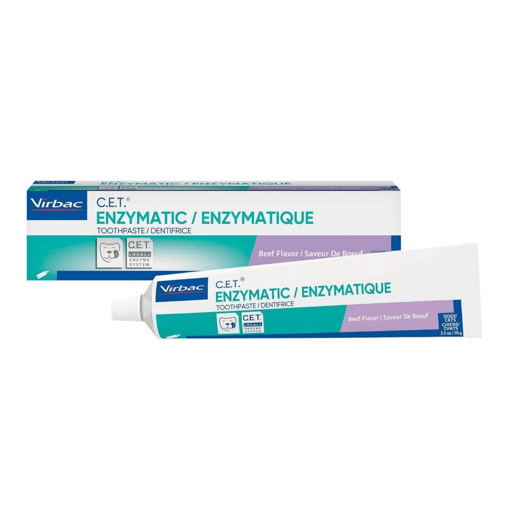 Virbac C.E.T Enzymatic Dog Toothpaste 70g Beef 70g
