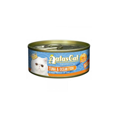 80g Bundle of 24 Aatas Cat Tantalizing Tuna Can Tuna & Ocean Fish