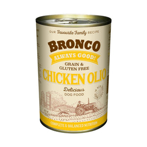 Bronco Wet Dog Food Can 390g - Grain & Gluten-Free