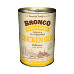 Bronco Wet Dog Food Can 390g - Grain & Gluten-Free Chicken Olio