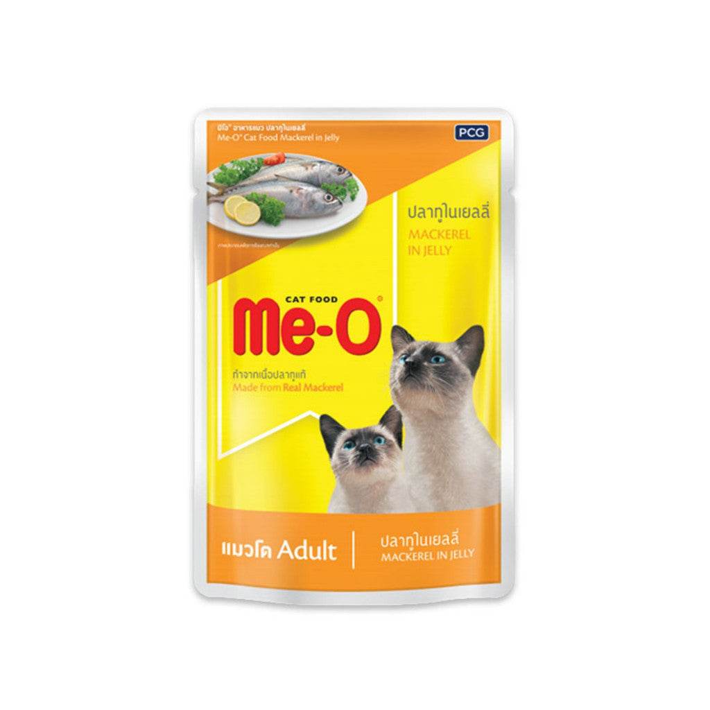 Me-O Cat Wet Food In Pouch 80g Mackerel Jelly Senior