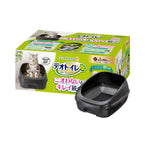Unicharm Deo Toilet Cat Litter Half Cover Dark Grey