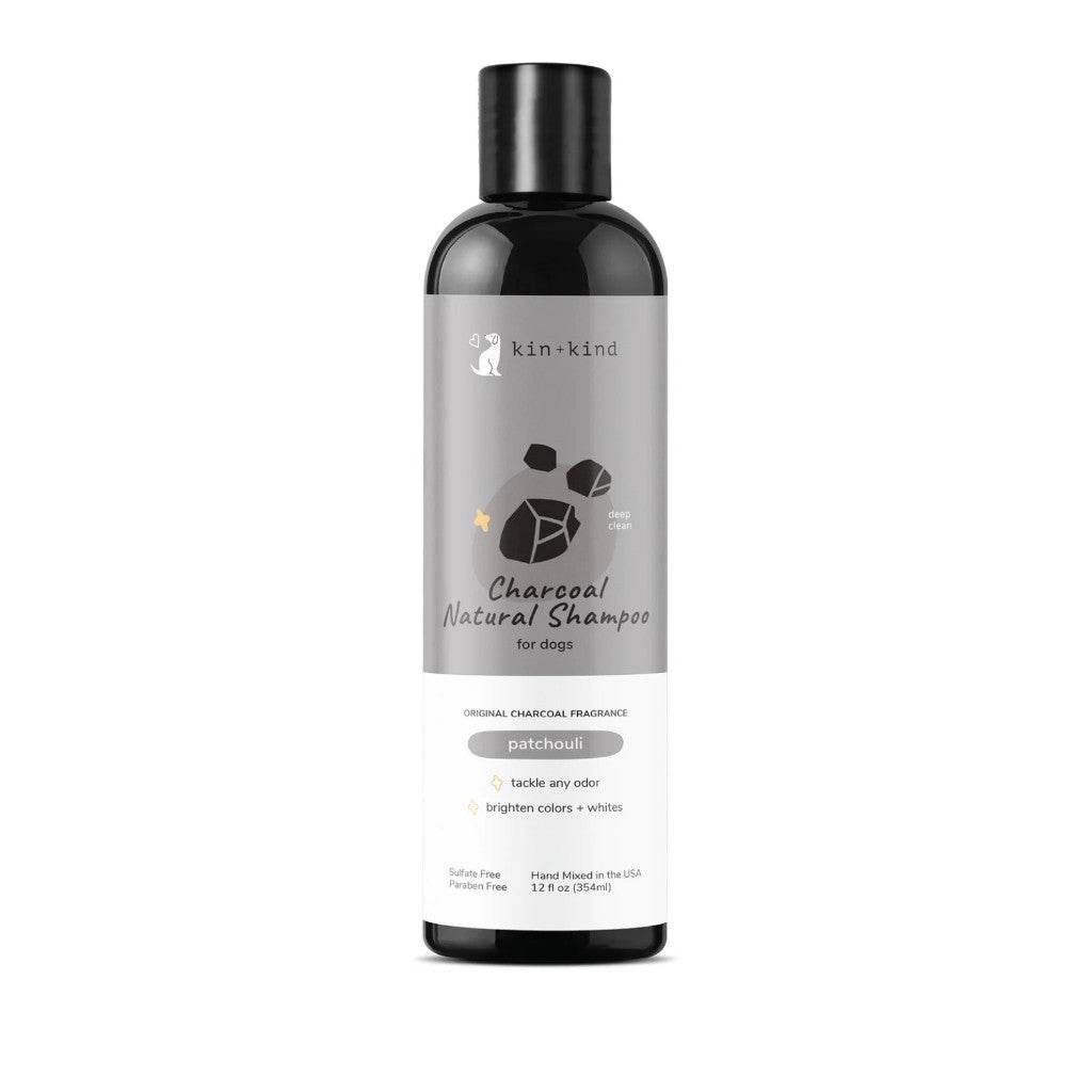 Kin+Kind Organic Pet Shampoo & Conditioner For Dog and Cat Charcoal Shampoo