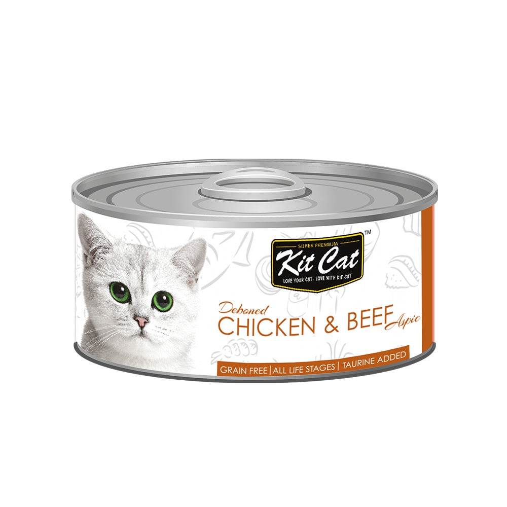 Kit Cat Deboned Food Topper 80g Chicken & Beef
