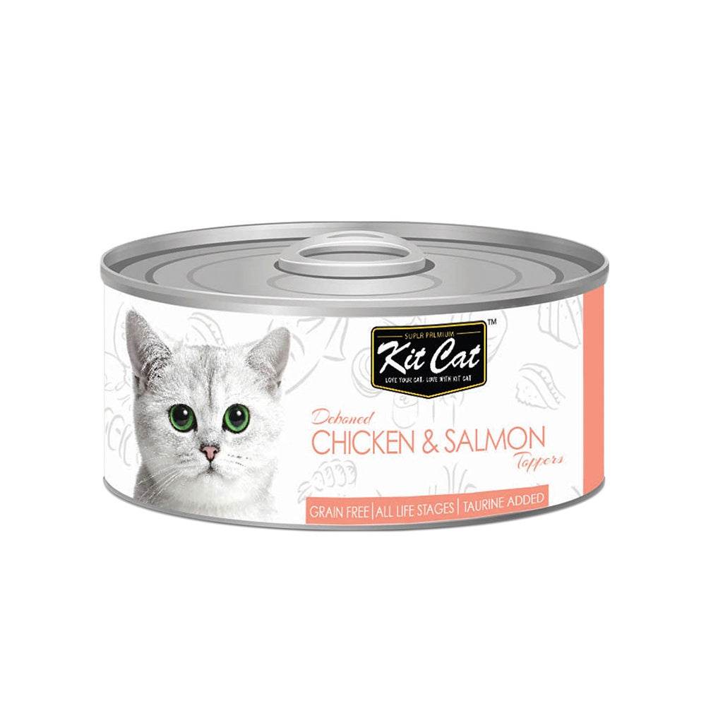 Kit Cat Deboned Food Topper 80g Chicken & Salmon