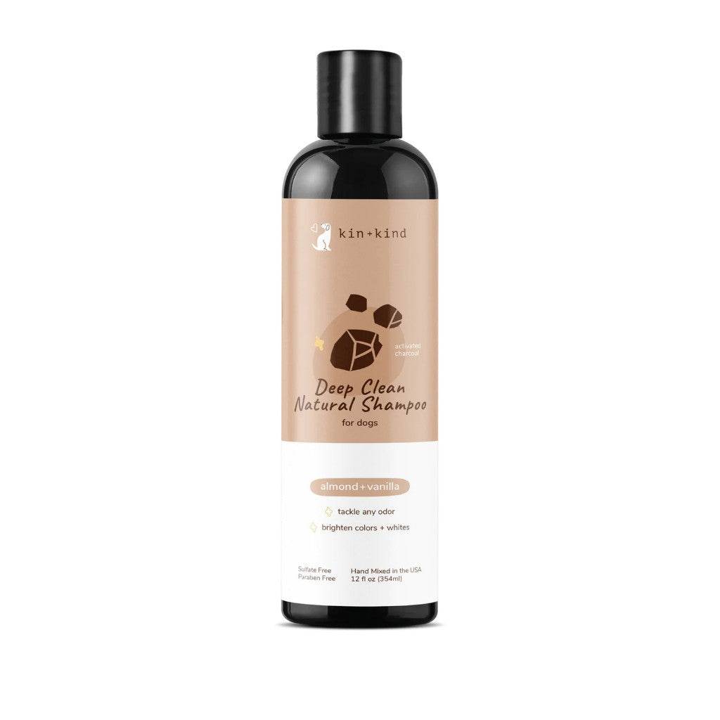 Kin+Kind Organic Pet Shampoo & Conditioner For Dog and Cat Deep Clean Almond Shampoo