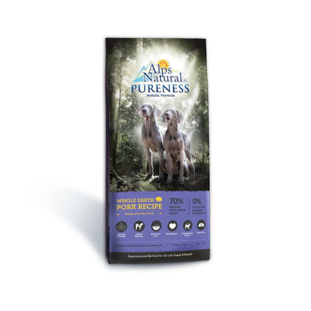 Alps Natural Pureness Holistic Dog Dry Food 13kg Pork