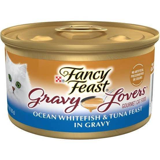 Fancy Feast Kitten Wet Food 85g Gravy Lovers Whitefish