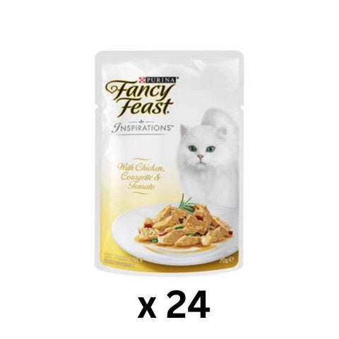 70g Fancy Feast Inspirations Chicken & Tomato 24s