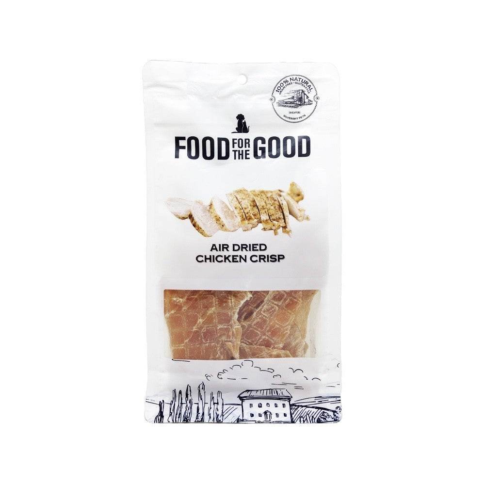 Food For The Good Freeze-Dried & Air Dried Treats Air Dried Chicken Crisp 100g