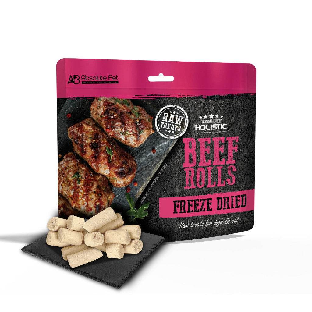 Absolute Holistic Freeze Dried Roll 60g Beef