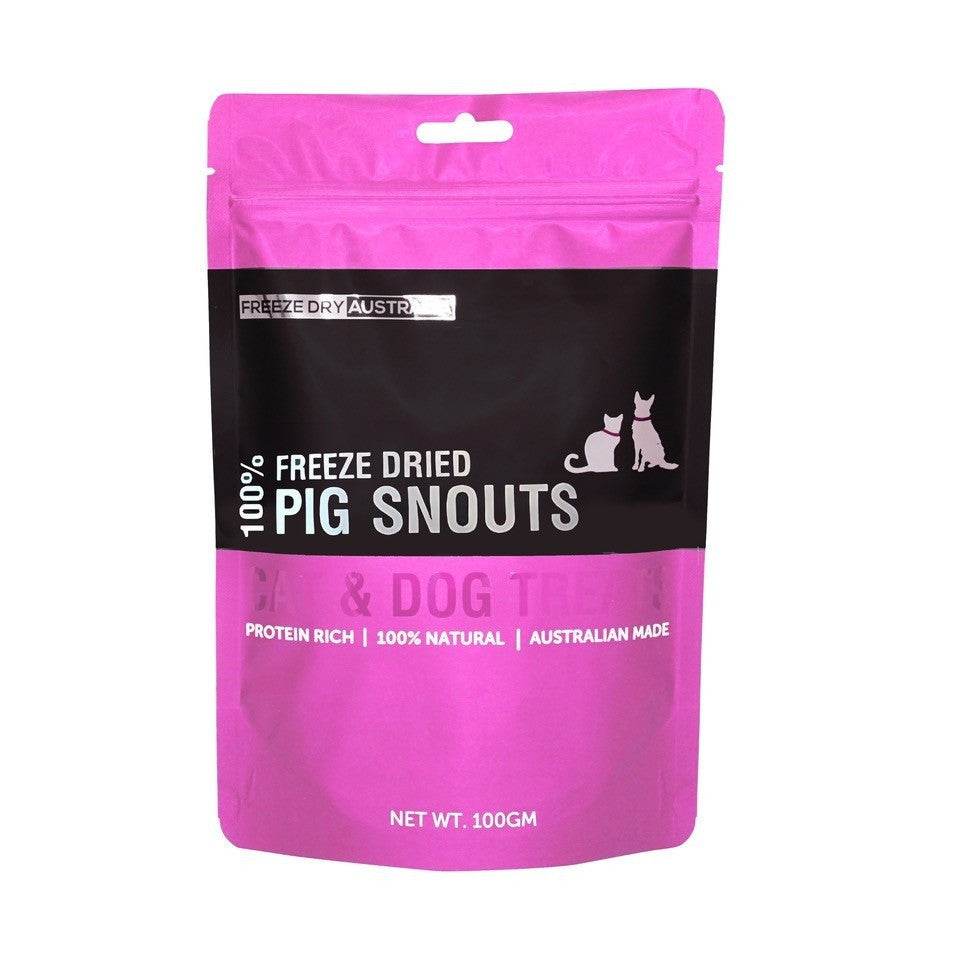 Freeze Dry Australia Freeze Dried Treats for Dogs & Cats Pig Snouts