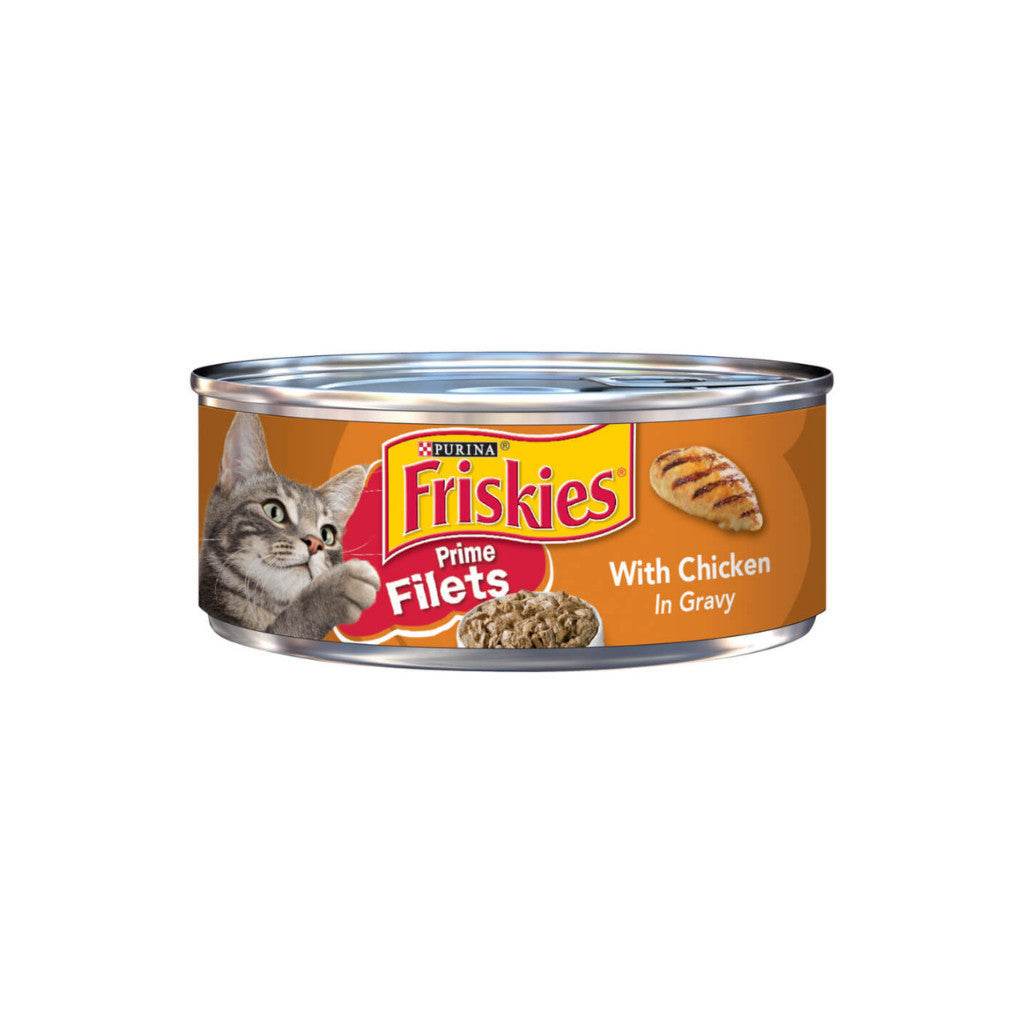 FRISKIES Wet Cat Food 156g x 24 Cans – Salmon, Chicken, Cheese ChickenFillet 24cans