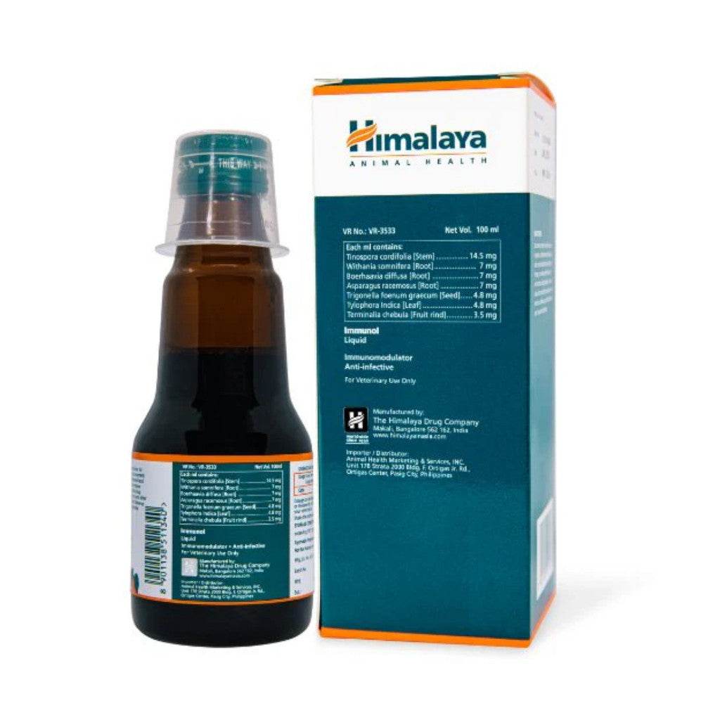 Himalaya Supplement For pet For Immunity Pain Relief Immunol Liquid 100ml
