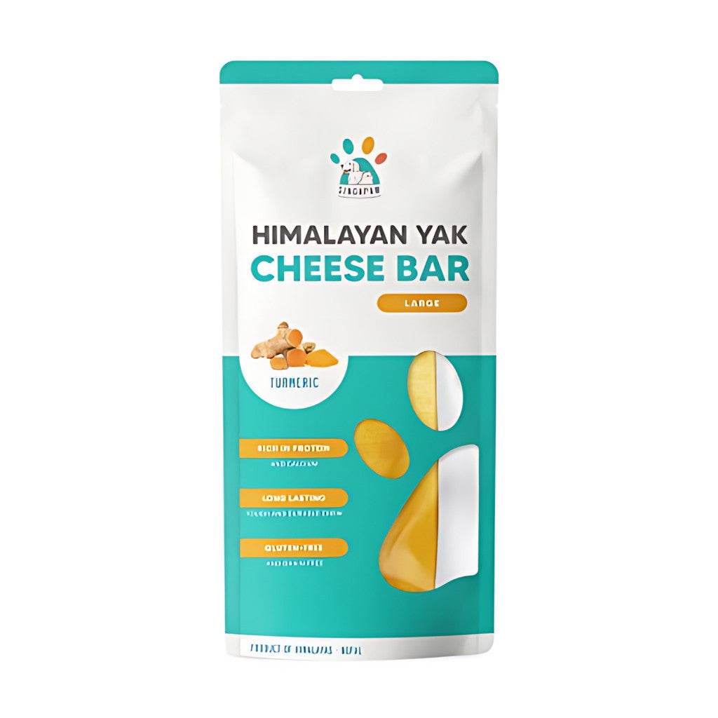 Singapaw Himalayan Yak Cheese Bar Turmeric Large