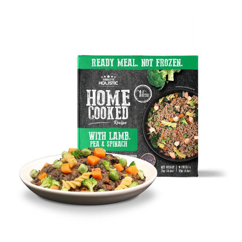Absolute Holistic Home Cooked Dog Food - Grain-Free LambPeasSpinach 2kg