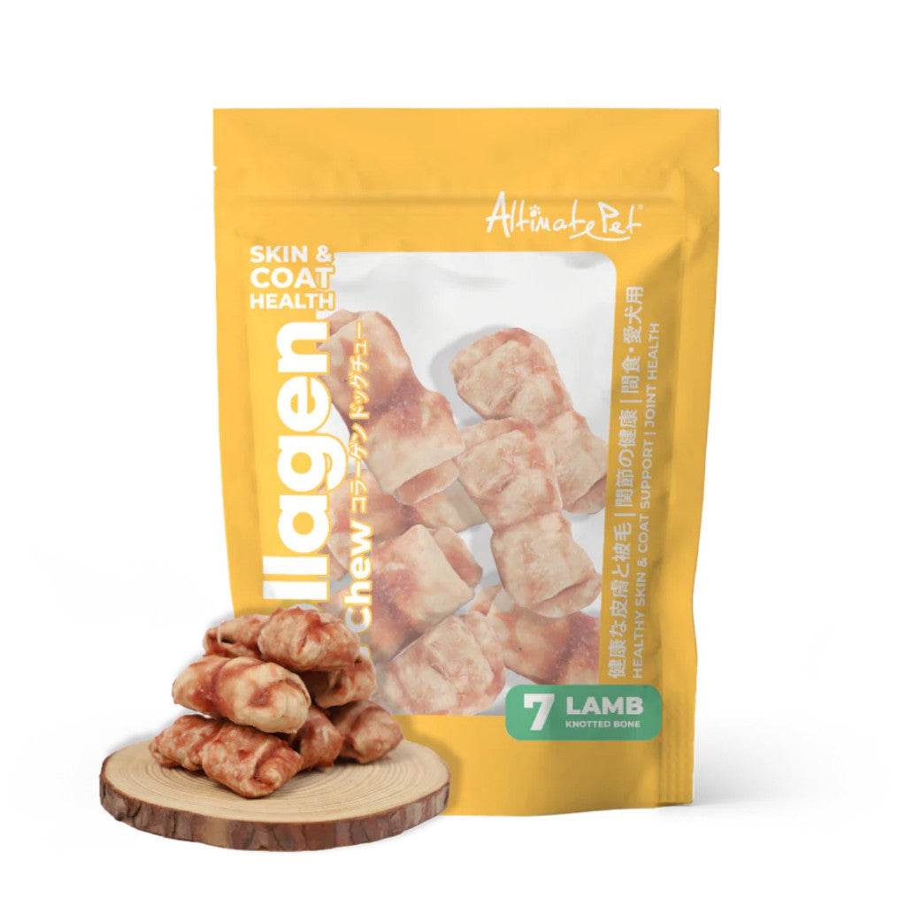 Altimate Pet Collagen Dog Chews 90g Lamb Knotted Bone