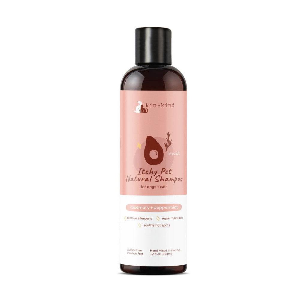 Kin+Kind Organic Pet Shampoo & Conditioner For Dog and Cat Itchy Rosemary Shampoo