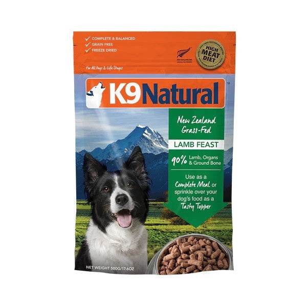 K9 Natural Freeze Dried 500g Lamb