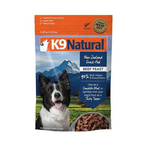 500g K9 Natural Freeze Dried Beef