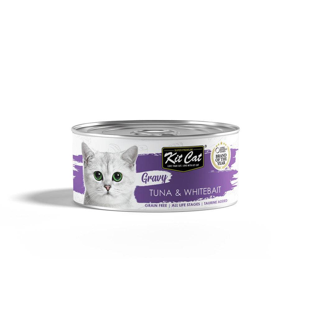 Kit Cat Gravy Wet Cat Food 70g Tuna & Whitebait Wet Cat Food