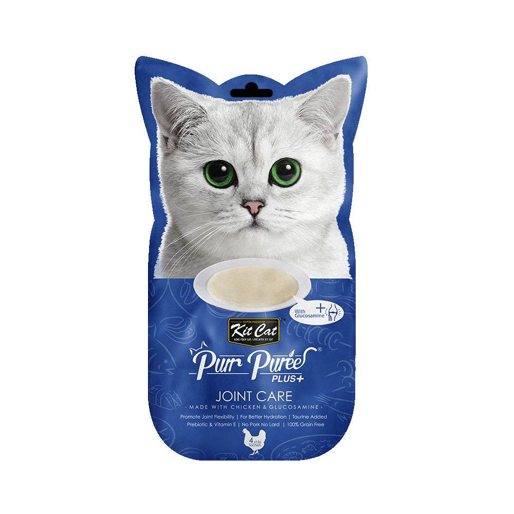 Kit Cat Purr Puree Cat Treats 4s/5s x 15g Joint Care (Chicken)