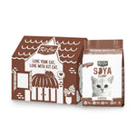 Bundle of 6 Kit Cat Soybean Clumping Litter 7L Coffee