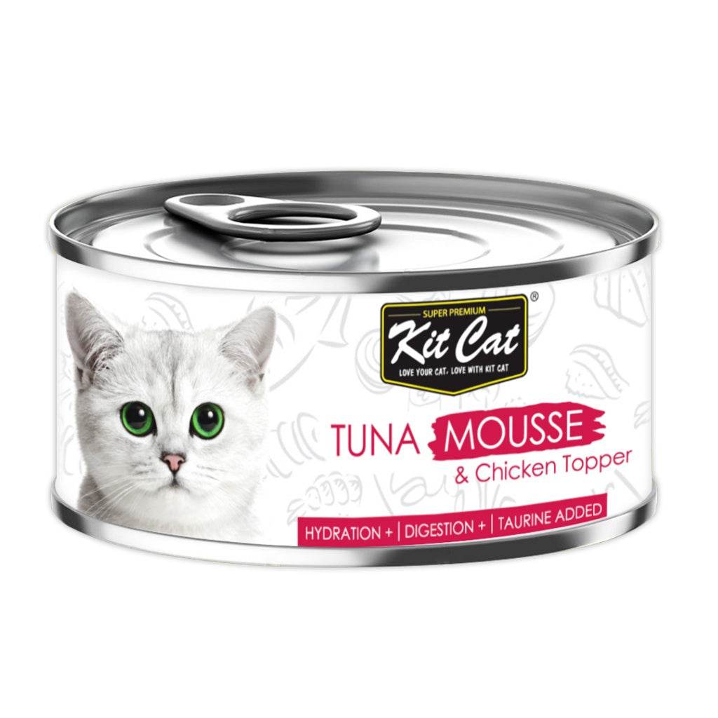 Kit Cat Deboned Food Topper 80g Tuna Mousse Chicken