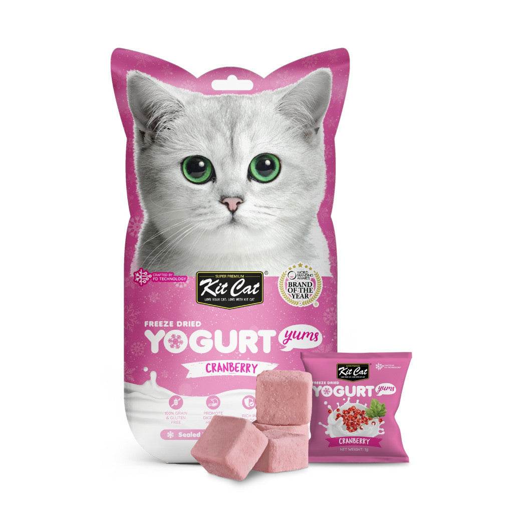 Kit Cat Yogurt Freeze Dried Cat Treats Cranberry