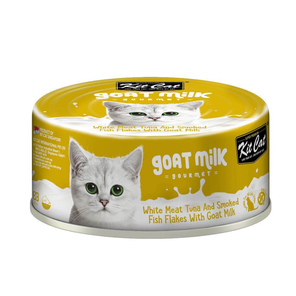 Kit Cat Goat Milk Gourmet Wet Food 70g Tuna & Smoked Fish