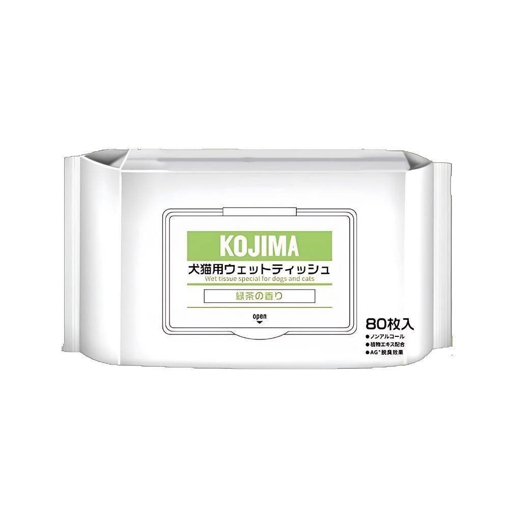 Kojima Pet Wipes Green Tea 80s