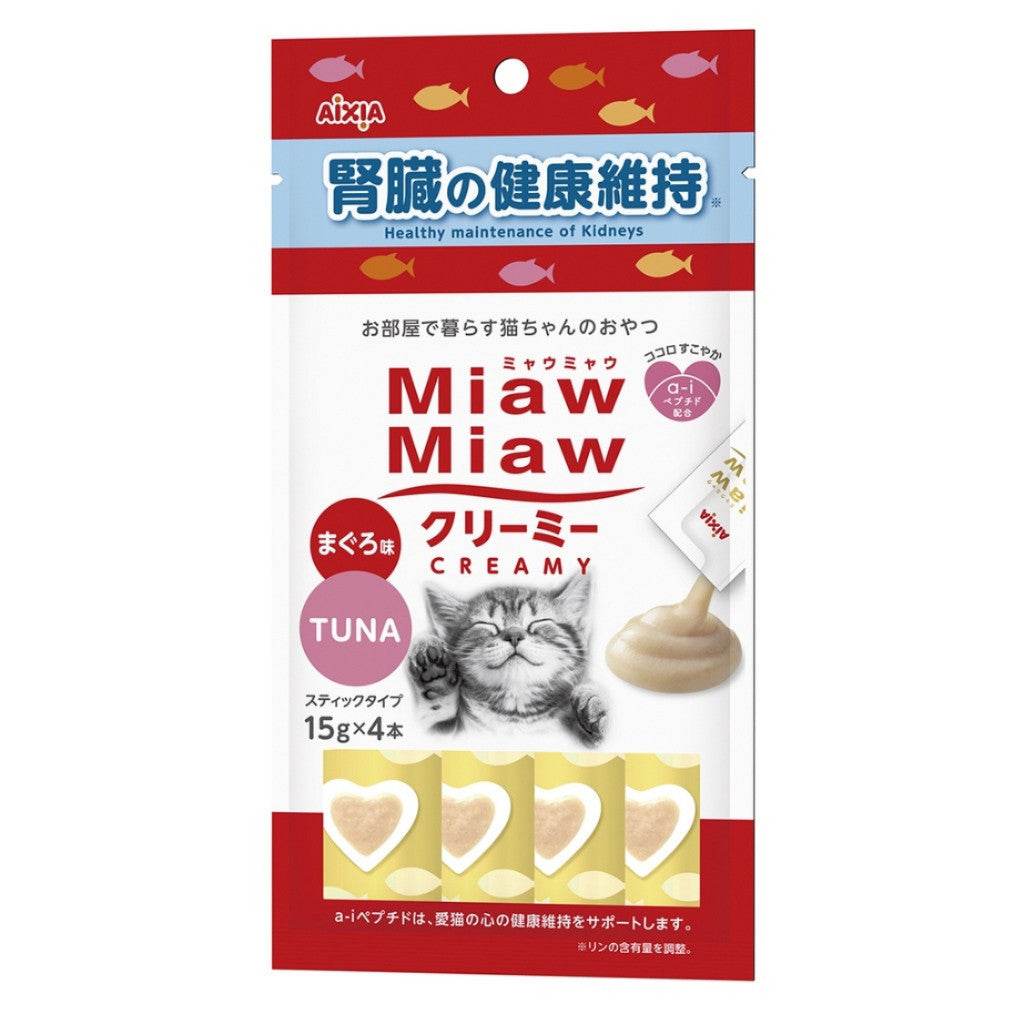 Aixia Miaw Miaw Creamy Purée Cat Treats 15g MMCM7 Kidney